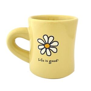 Life Is Good Mug " Do What You Like, Like What You Do " Daisy Yellow Cup NEW